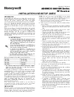 Preview for 1 page of Honeywell 5881ENM - Ademco 16 Zone Wireless Receiver Installation And Setup Manual