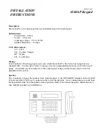 Honeywell 6160AP Installation Instructions preview