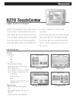 Honeywell 6270 - Ademco TouchCenter Keypad Quick Manual preview