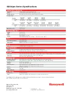 Предварительный просмотр 2 страницы Honeywell 6300dpm Datasheet