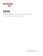 Preview for 1 page of Honeywell 6808 Installation And Operation Manual