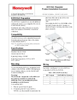 Honeywell 6815 Product Installation Document предпросмотр