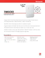 Preview for 1 page of Honeywell 7845CV2 Specifications