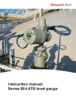 Preview for 1 page of Honeywell 854 ATG Series Instruction Manual