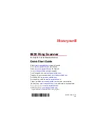 Honeywell 8620 Quick Start Manual preview