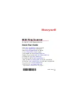 Preview for 1 page of Honeywell 8620 Quick Start Manual