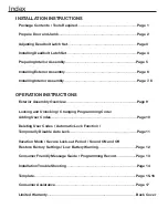 Preview for 2 page of Honeywell 8712009 Installation & Operation Manual