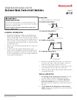 Honeywell 88173 Installation Instructions Manual preview