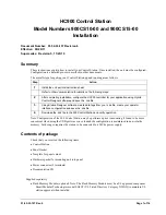 Honeywell 900CS10-00 Installation Manual preview