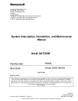 Preview for 1 page of Honeywell 90410350 Operation, Installation, And Maintenance Manual