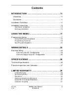 Предварительный просмотр 9 страницы Honeywell 90DM4 User Manual