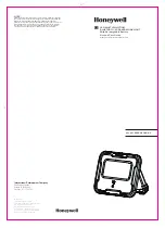 Preview for 1 page of Honeywell A03SH10 Series Use And Care Manual