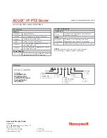 Предварительный просмотр 6 страницы Honeywell ACUIX Equip series Specifications