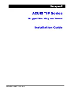 Preview for 1 page of Honeywell Acuix IP Series Installation Manual