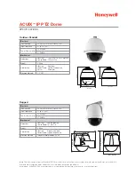 Preview for 5 page of Honeywell ACUIX Specifications