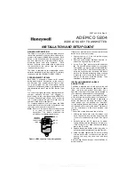 Preview for 1 page of Honeywell ADEMCO 5804 Installation And Setup Manual