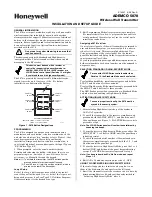 Honeywell ADEMCO 5878 Installation And Setup Manual preview