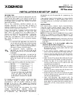 Honeywell ADEMCO 5881EN Series Installation And Setup Manual preview