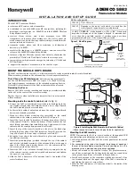 Honeywell Ademco 5883 Installation And Setup Manual preview