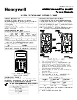 Honeywell ADEMCO 6149ex Installation And Setup Manual preview