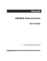Honeywell ADEMCO Vista-12 Series User Manual preview