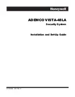 Honeywell Ademco Vista-48LA Installation And Setup Manual preview