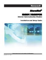 Preview for 1 page of Honeywell AlarmNet IGSMV Installation And Setup Manual