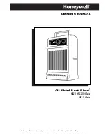 Honeywell All Metal Heat Giant HZ-2110 Owner'S Manual preview