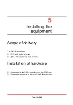 Preview for 10 page of Honeywell alpha DVS-K1600 Quick Start Manual