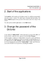 Preview for 16 page of Honeywell alpha DVS-K1600 Quick Start Manual