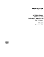 Honeywell APT2000 Series User Manual preview