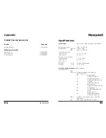 Preview for 48 page of Honeywell APT4000PH User Manual