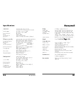 Preview for 50 page of Honeywell APT4000PH User Manual