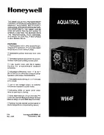 Honeywell Aquatrol W964F Features preview