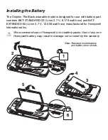Preview for 6 page of Honeywell Arm Mount Sled Quick Start Manual