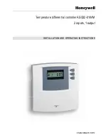 Preview for 1 page of Honeywell ASC02-01WM Installation And Operating Instructions Manual