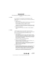 Preview for 72 page of Honeywell ASPIRE-200 User, Installation, And Maintenance Manual