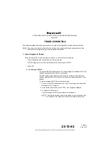 Preview for 113 page of Honeywell ASPIRE-200 User, Installation, And Maintenance Manual