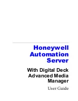 Honeywell AutomationServer User Manual preview