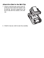 Preview for 12 page of Honeywell Belt Mount Sled Quick Start Manual