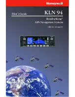 Honeywell BENDIX/KING KLN 94 Pilot'S Manual предпросмотр