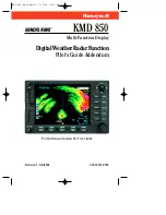 Предварительный просмотр 1 страницы Honeywell Bendix/King KMD850 Pilot'S Manual Addendum