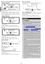 Предварительный просмотр 4 страницы Honeywell BK-G1.6A Operating Instructions Manual