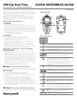 Honeywell BW Clip Real Time Quick Reference Manual preview