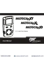 Honeywell BW GasAlert MicroClip X3 User Manual preview