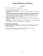 Preview for 6 page of Honeywell BW Solo User Manual