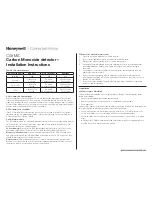 Preview for 2 page of Honeywell C08MS Installation Instructions Manual