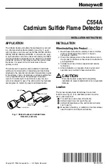 Honeywell C554A Installation Instructions preview