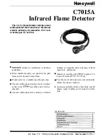 Honeywell C7015A Product Manual preview