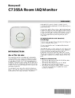 Предварительный просмотр 1 страницы Honeywell C7355A1050 User Manual